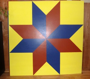 Barn quilt star